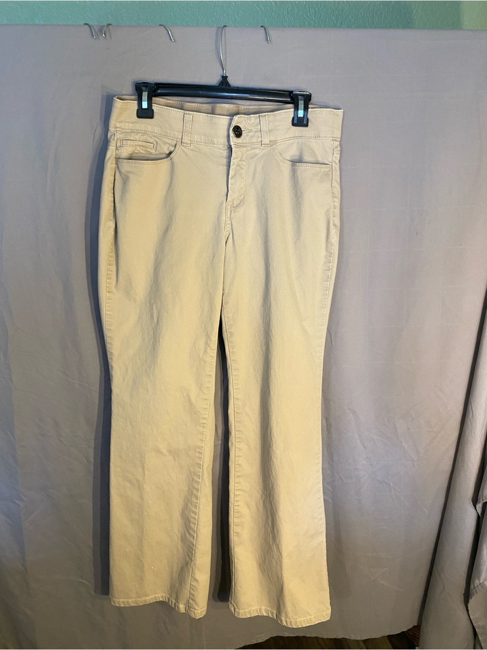 Dockers Light Beige Flare Corduroy Sure-fit Pants
